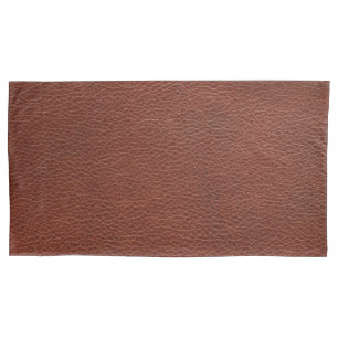 Leather Single King Size Pillowcase Kissenbezug