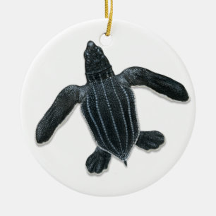 Leatherback-Meeresschildkrötehatchlings-Verzierun Keramikornament