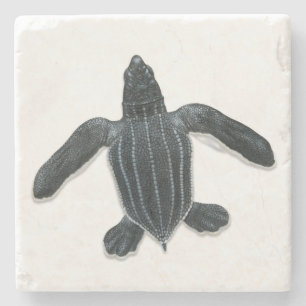 Leatherback-Seeschildkröte-Stein-Untersetzer Steinuntersetzer