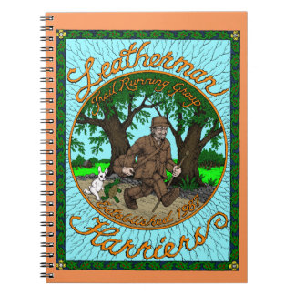 Leatherman Geländeläufer-gewundenes Notizbuch Notizblock
