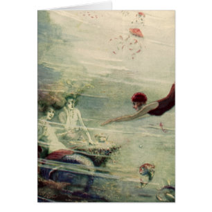 L'eau sous-marine d'océan de sirènes de piqué