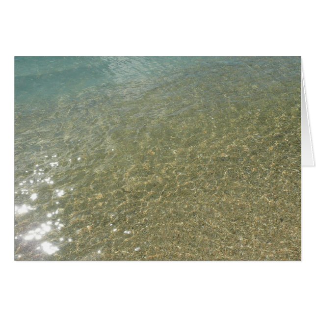 L'eau sur la plage I Photographie Abstraite de la  (Devant Horizontal)