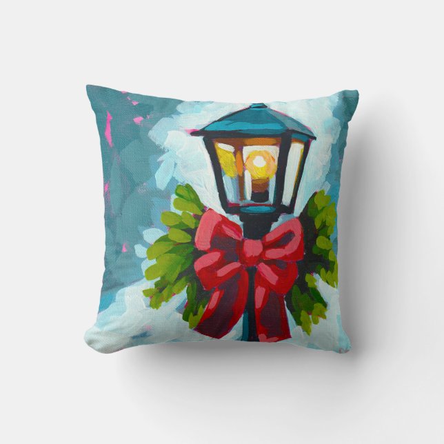 Leave a Light On Throw Pillow Kissen (Vorderseite)