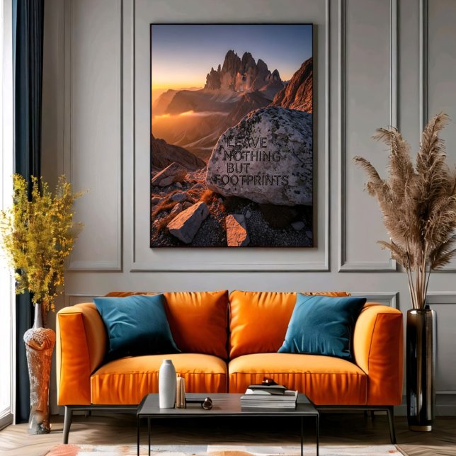 Leave Nothing But Footprints Poster (Von Creator hochgeladen)