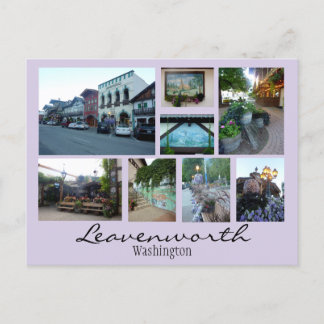 Leavenworth Collage 2 Postkarte