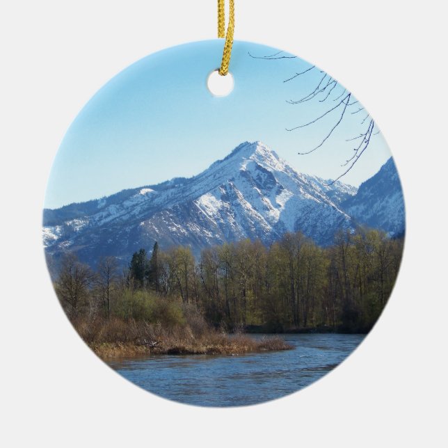 Leavenworth Keramik Ornament (Vorne)