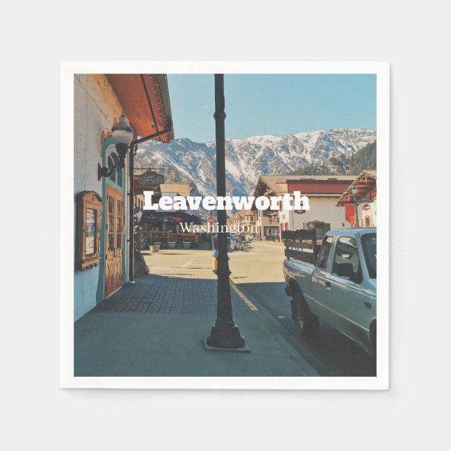 Leavenworth - Washington  Serviette (Vorderseite)