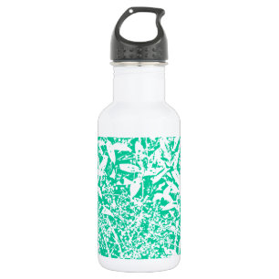 Leaves (Green and White) Trinkflasche