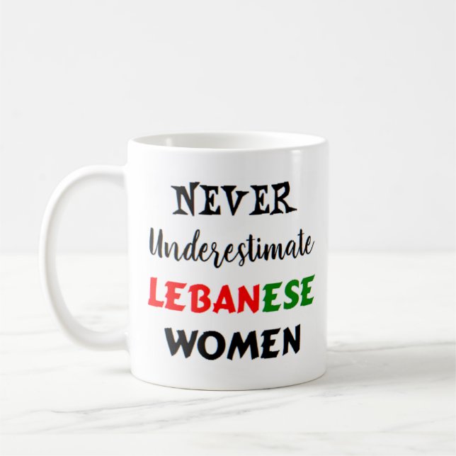 lebanese women coffee Tasse (Links)