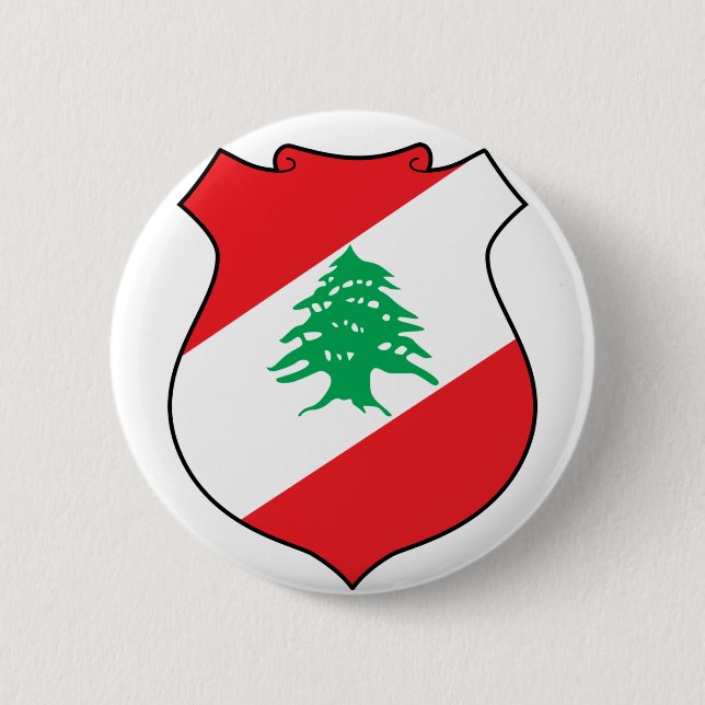 lebanonisches Emblem Button (Vorderseite)