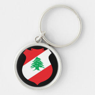 lebanonisches Emblem Schlüsselanhänger