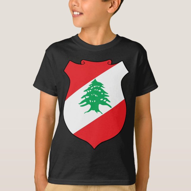 lebanonisches Emblem T-Shirt (Vorderseite)