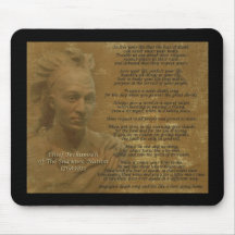 "Lebe dein Leben" Chef Tecumseh Mousepad