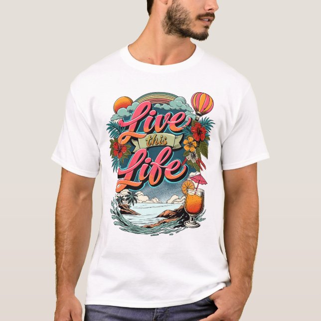 Lebe dein Leben T-Shirt (Vorderseite)