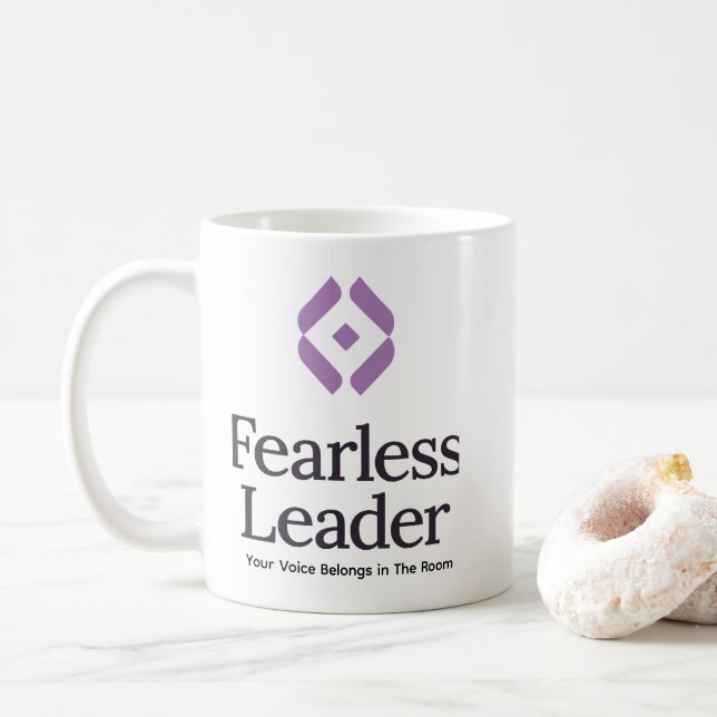 Lebe Frei und Ohne Angst Kaffeetasse (Mit Donut)