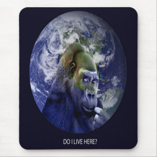 Lebe ich hier? mousepad