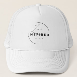 Lebe inspiriert vom Glauben Minimalistischer Chris Truckerkappe