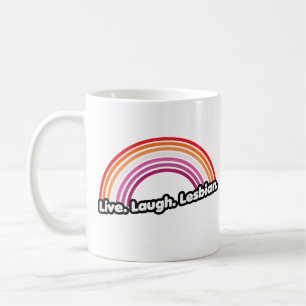 "Lebe Lache Lesbe" Kaffeetasse