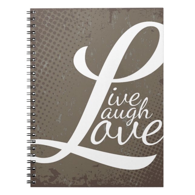 LEBE LACHE LIEBE NOTIZBLOCK (Vorderseite)