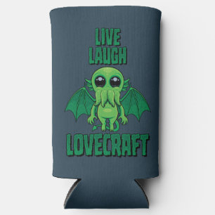 Lebe Lache Lovecraft Süßer Cthulhu Selters Dosenkühler