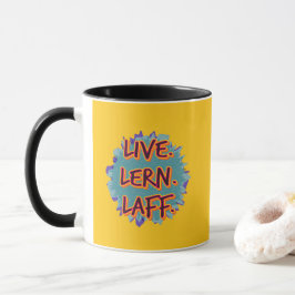 Lebe. Lern. Laff. GFX-02 Tasse
