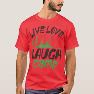 lebe liebe lache camp süßer Junge T-Shirt