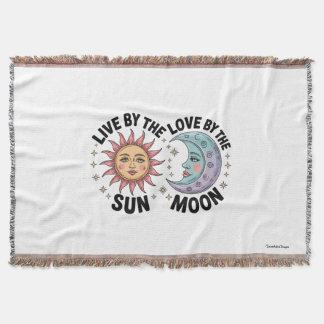 Lebe nach der Sonne, liebe nach dem Mond Retro-Tas Decke