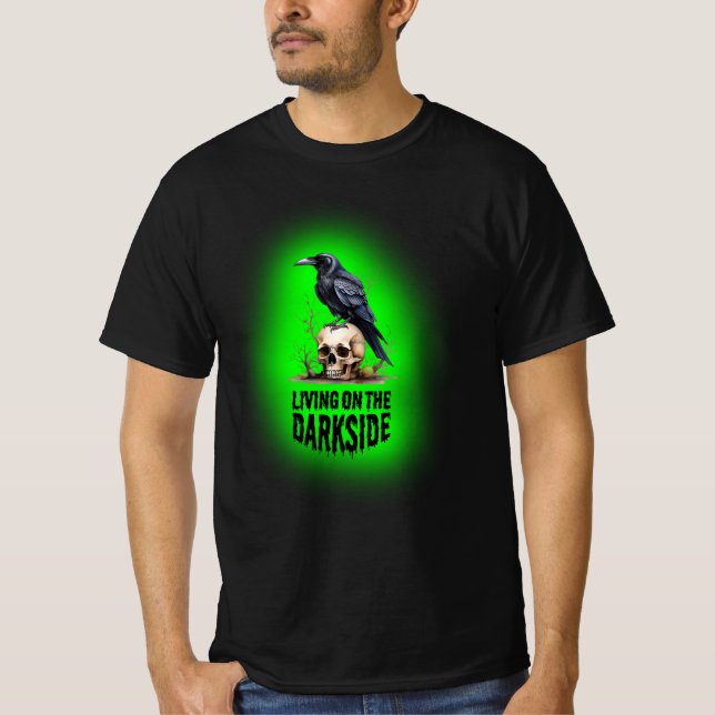 Leben am dunklen Halloween T-Shirt (Vorderseite)