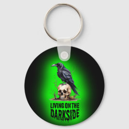 Leben am dunklen Horror Schlüsselanhänger