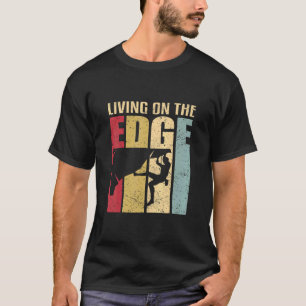 Leben am Rande Klettern Sprichwort Bouldermäuse T-Shirt