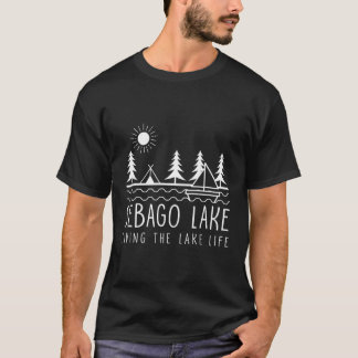 Leben am See Sebago Seen Kajak Maine Ka T-Shirt
