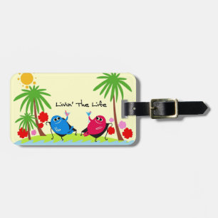 Leben am Strand Gepäckanhänger