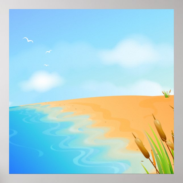 Leben am Strand Poster (Vorne)