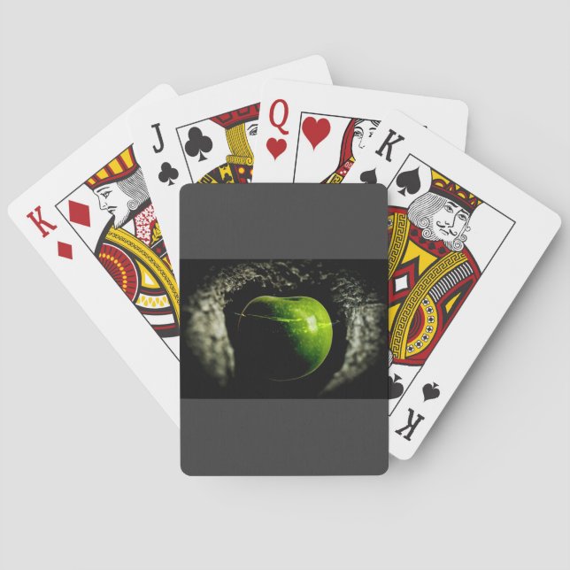 Leben auf dem Apfel Spielkarten (Rückseite)