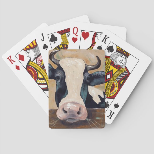 Leben auf dem Bauernhof - Die Kuh schütteln Spielkarten (Rückseite)