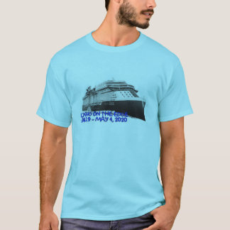 Leben auf dem Edge Mono T-Shirt