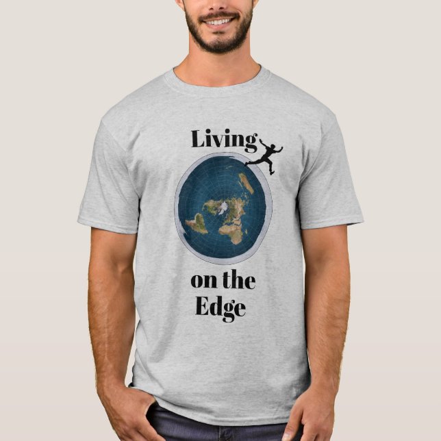Leben auf dem Edge-T - Shirt (Vorderseite)