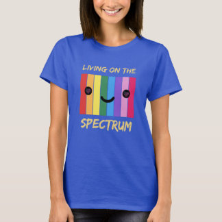 Leben auf dem farbenfrohen Design Autismus T-Shirt