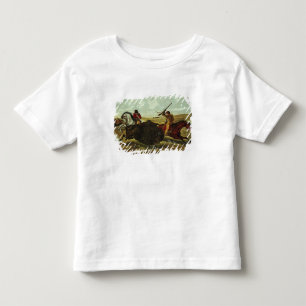 Leben auf dem Grasland - die Büffel-Jagd, 1862 Kleinkind T-shirt