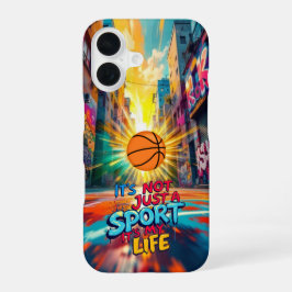 Leben auf dem Hof: Basketball iPhone 16 Hülle