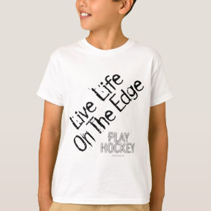 Leben auf dem Rand (Spiel-Hockey) T-Shirt