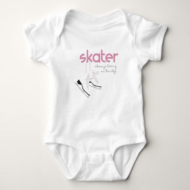 Leben auf der Kante Baby Strampler (Vorderseite)