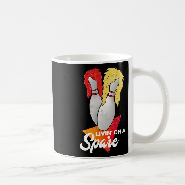 Leben auf einem Bowling-Team Kaffeetasse (Rechts)