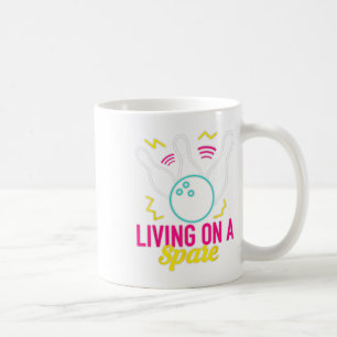Leben auf einer lustigen Bowling-Liga Bowler Vint Kaffeetasse