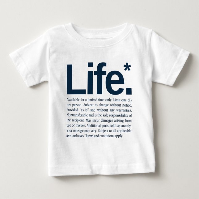Leben* Baby T-shirt (Vorderseite)