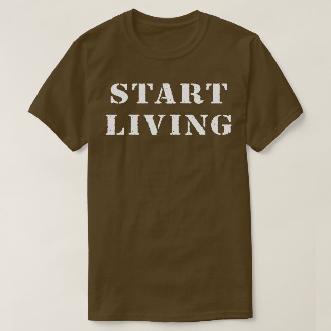 Leben beginnen T-Shirt (Design vorne)