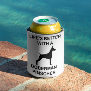Leben besser mit dem Doberman Pinscher Dosenkühler