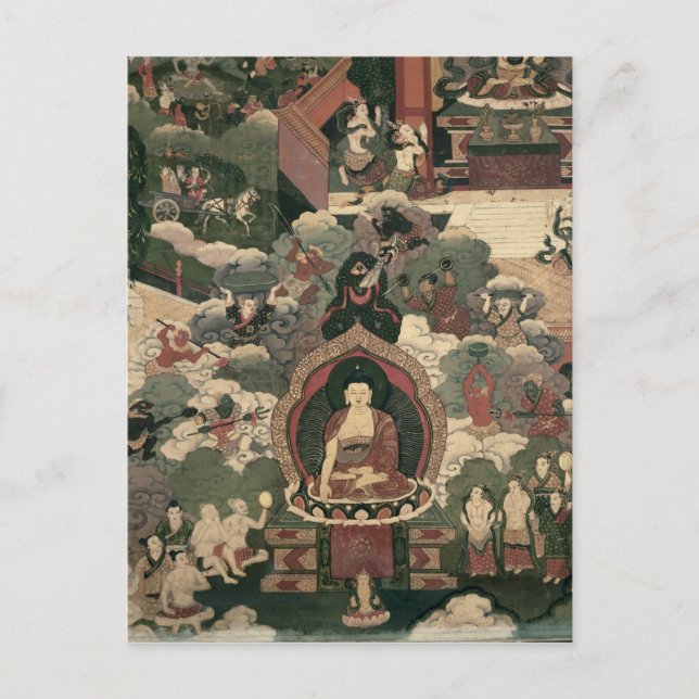 Leben Buddha Sakymuni Postkarte (Vorderseite)