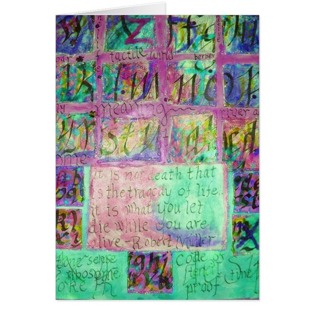 Leben-Collage (Vorne)