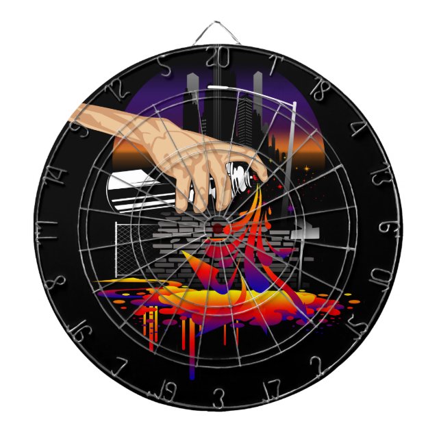 Leben Dartscheibe (vorne)